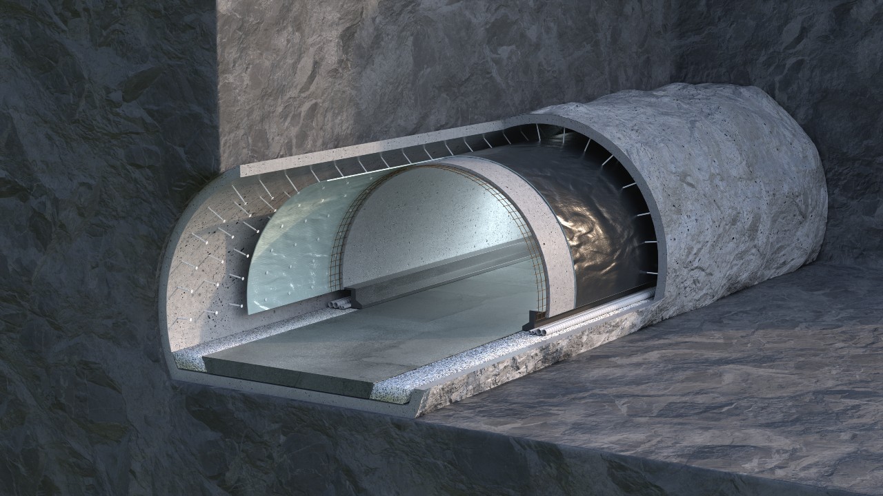 Obudowa Tunelowa Typ III (Podręczniki Norweskie) — Tunel Metodą Podstropową